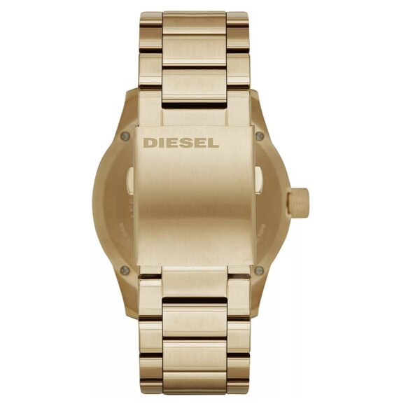 Diesel Men's Rasp Gold-Tone Stainless Steel Bracelet Watch 46x53mm - Picture 3 of 5